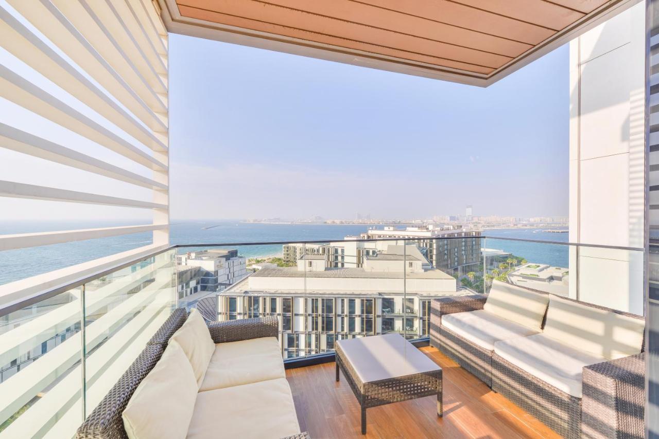 Posh 2 Bedroom Oceanfront Apt In The Heart Of Bluewaters Island Dubai Bagian luar foto