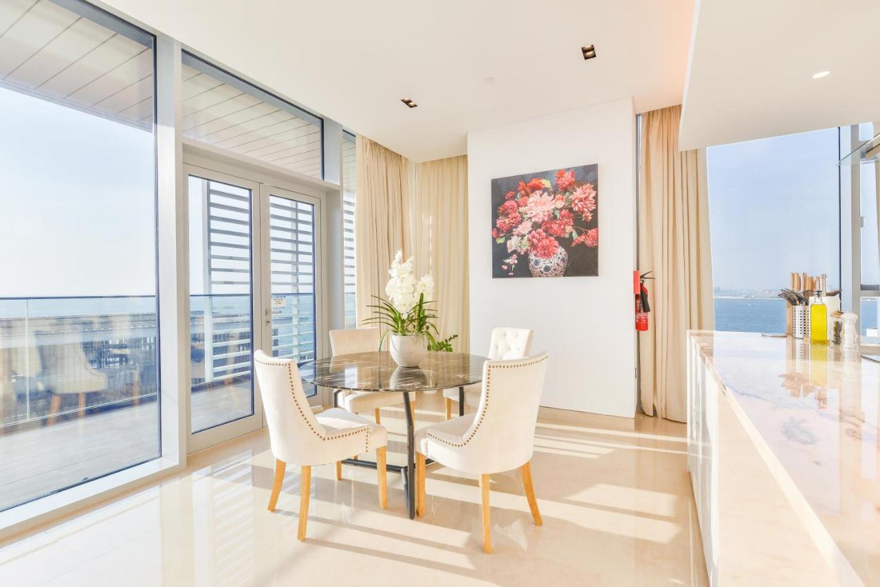 Posh 2 Bedroom Oceanfront Apt In The Heart Of Bluewaters Island Dubai Bagian luar foto